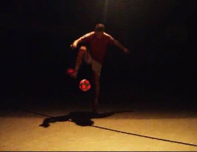 LED Leuchtfussball